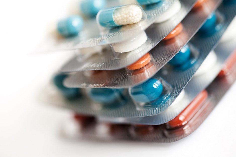 Capsule Care Addiction Drug Colorful Antibiotic