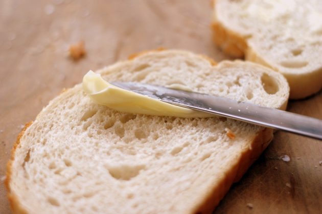 Crumbs Butter Bread Food Spread Breakfast Knife