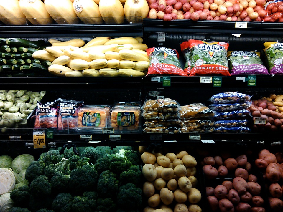 grocery market food supermarket fresh healthy