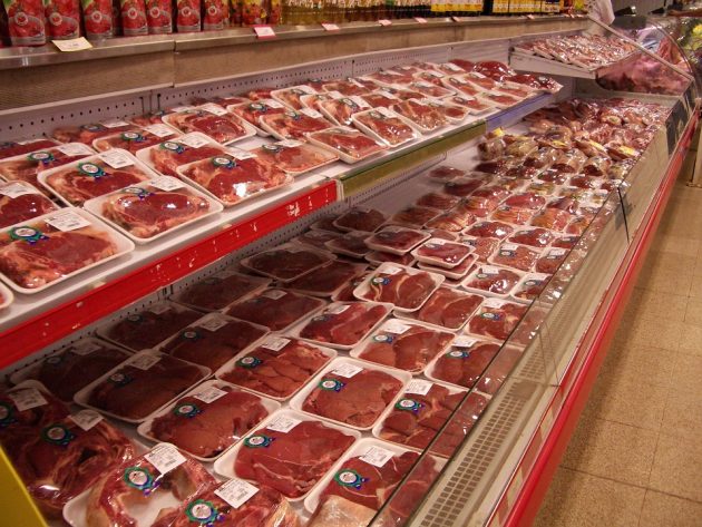 Shopping Supermarket Market Goods Food Meat