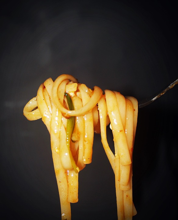 strand fork italian spaghetti lunch pasta food