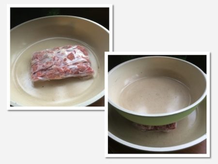 肉解凍